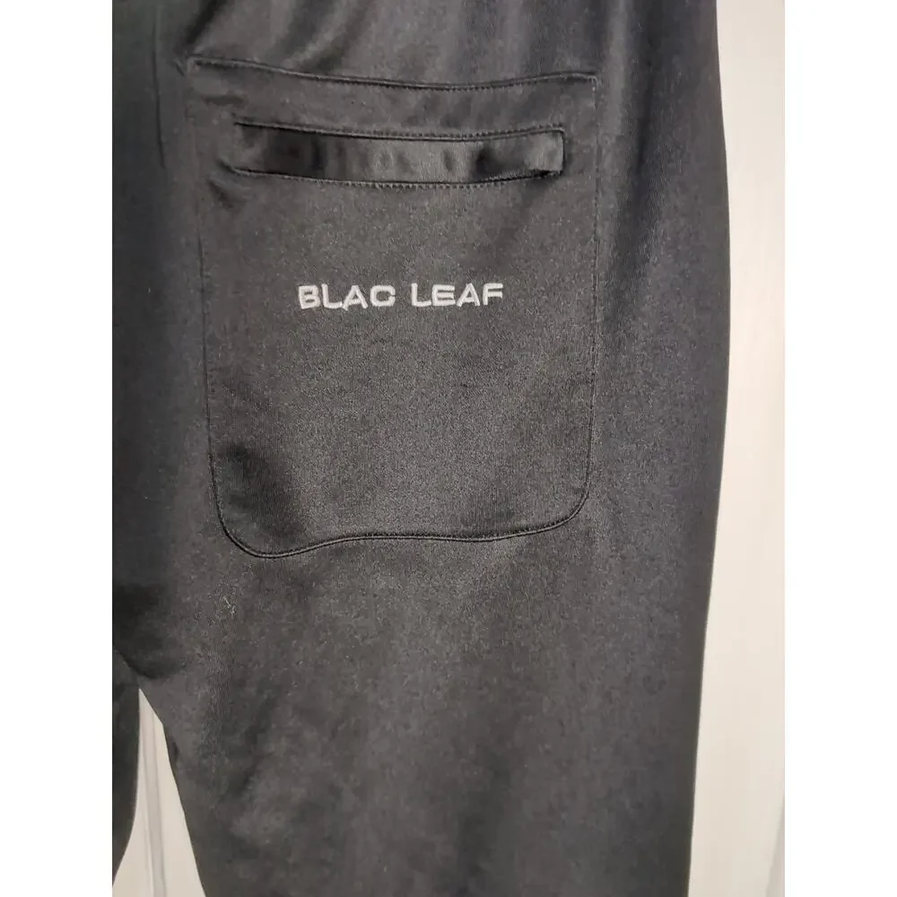 Blac Leaf Splatter Joggers Embroidered Men's L Paintball Logo Skater (960) - Picture 8 of 11